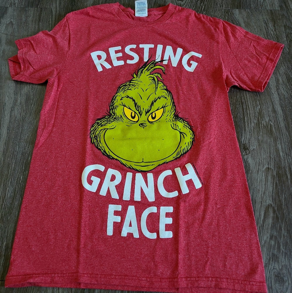 Resting Grinch Face T Shirt